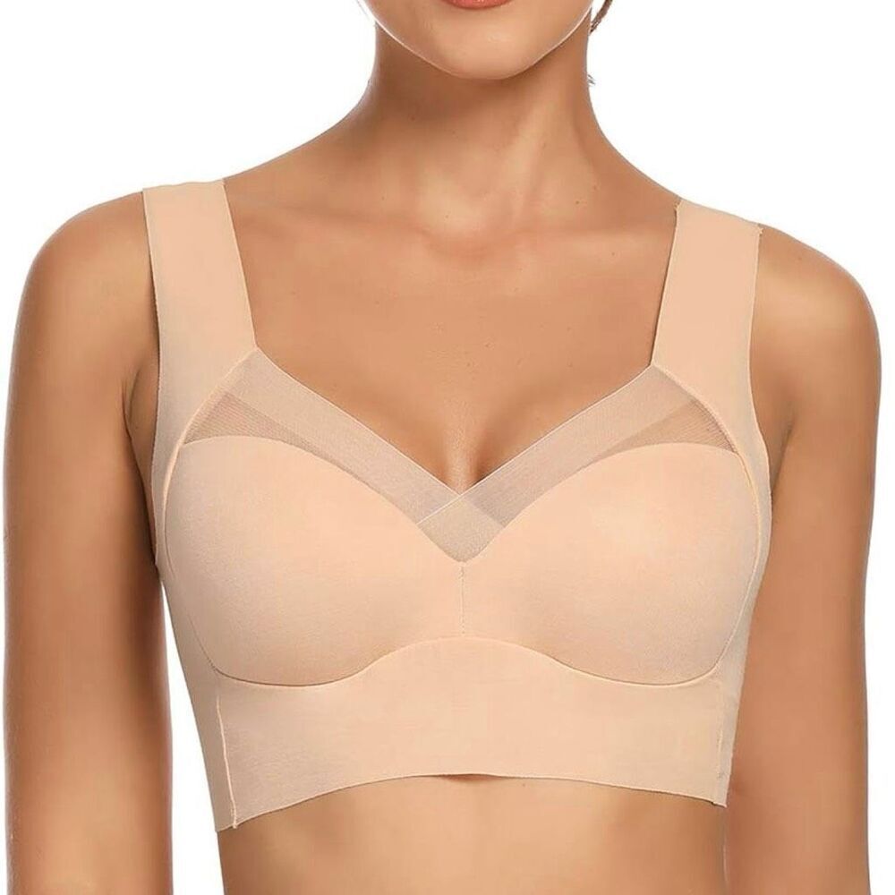 Woweny tan t-shirt bra | Sz S